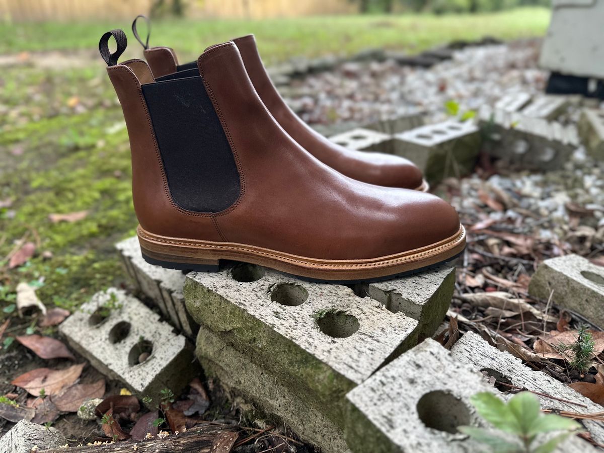 Photo by heef on October 1, 2024 of the Rider Boot Co. Fritz in Maryam Toscanello Horsebutt.