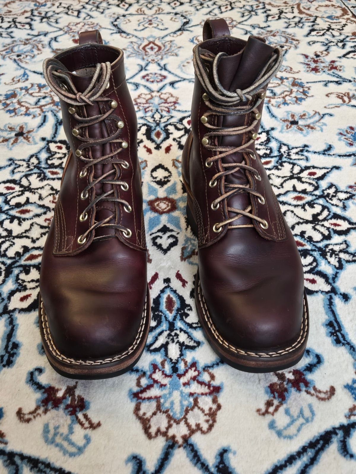 Photo by boechler on April 4, 2024 of the Nicks Robert in Wickett & Craig Chestnut Oiled Latigo.