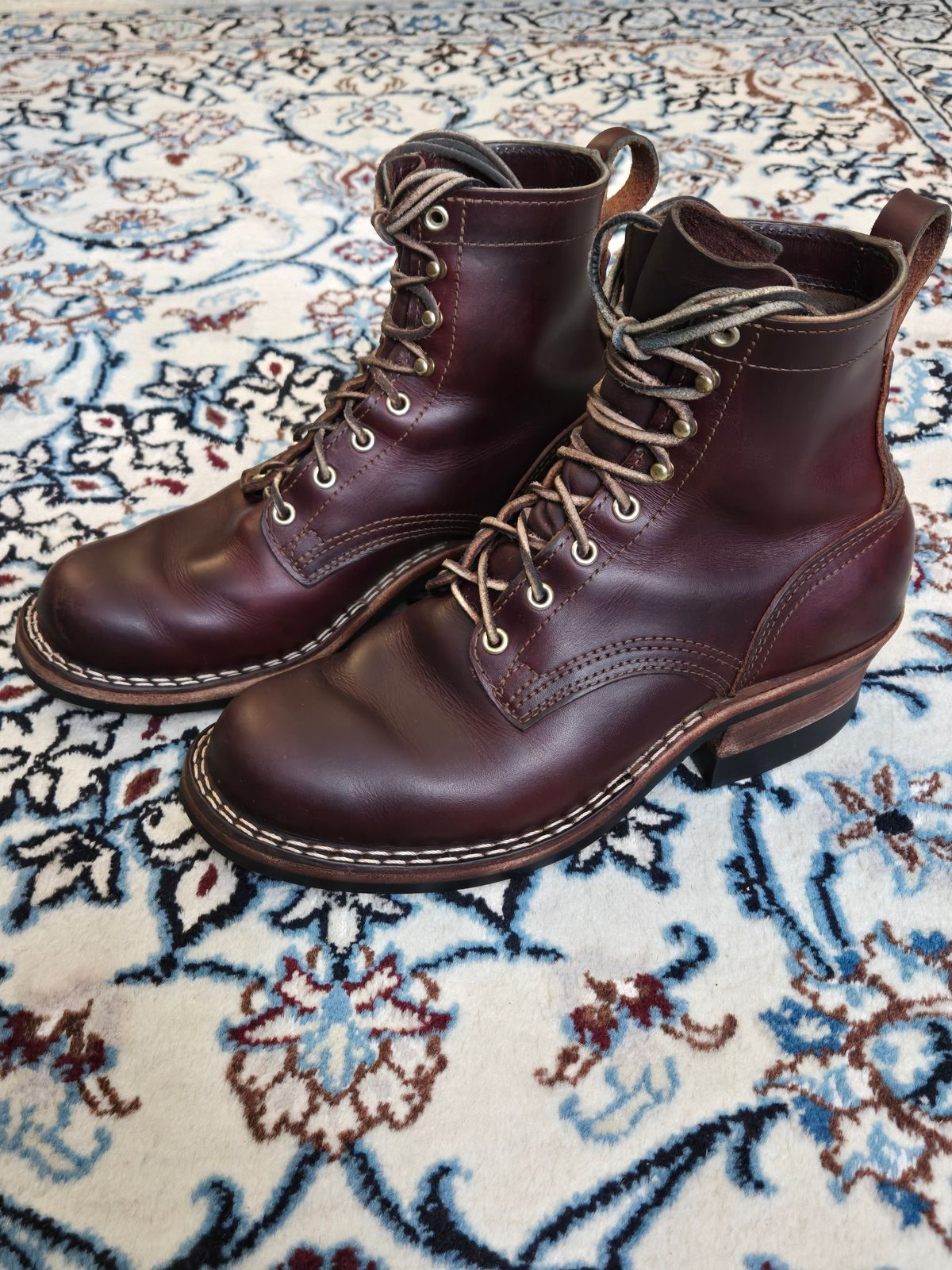 Photo by boechler on April 4, 2024 of the Nicks Robert in Wickett & Craig Chestnut Oiled Latigo.