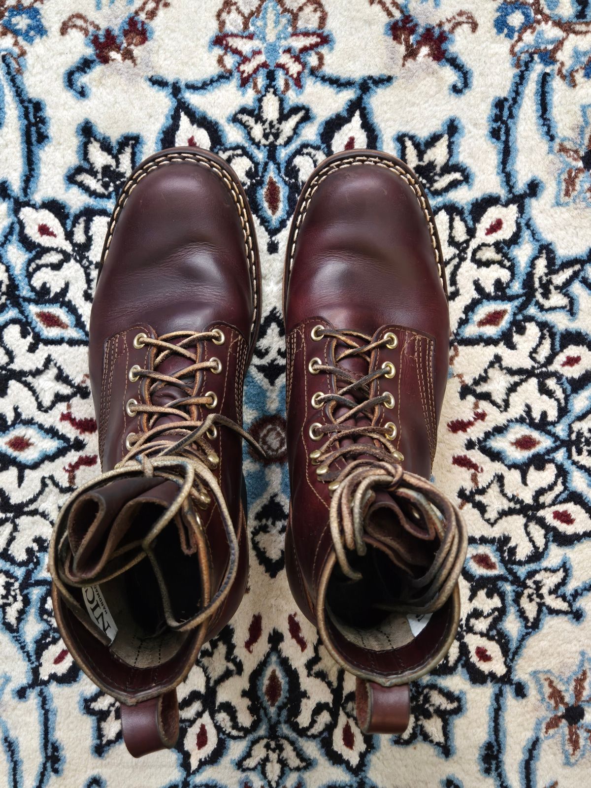 Photo by boechler on April 4, 2024 of the Nicks Robert in Wickett & Craig Chestnut Oiled Latigo.