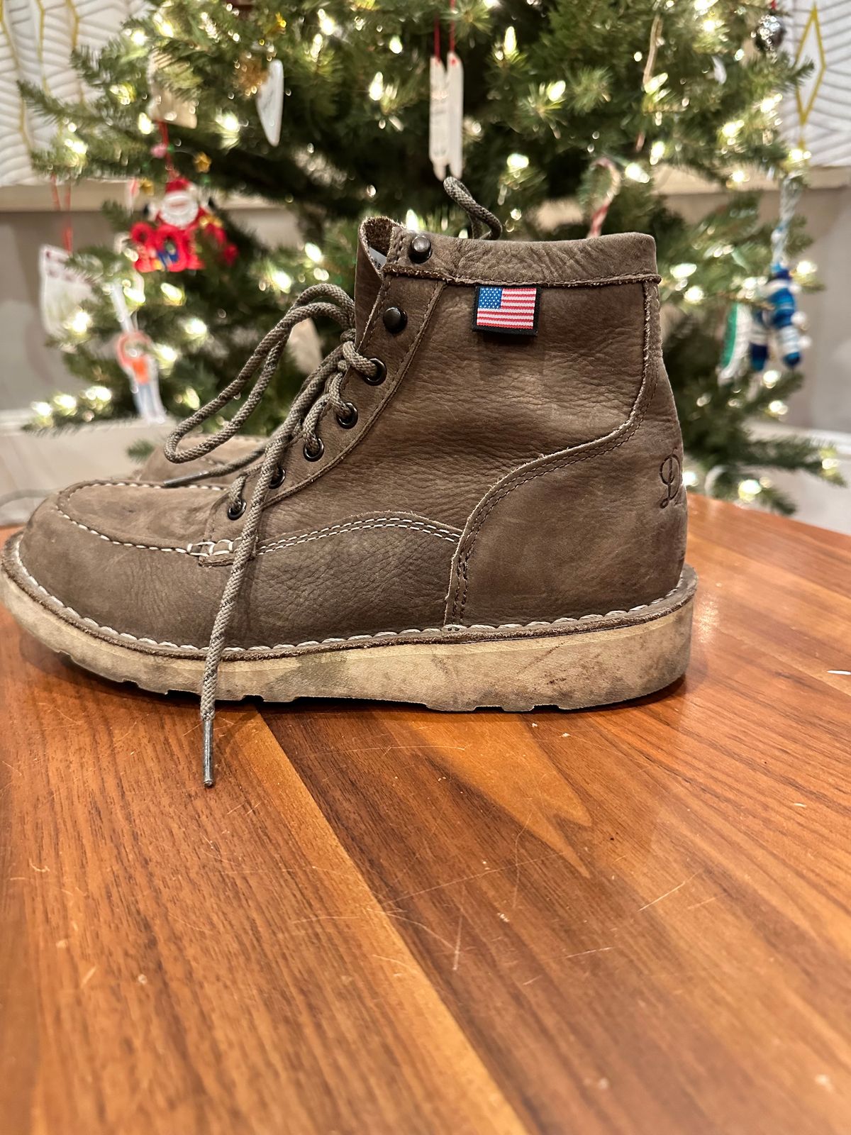 Photo by swampdonkey on December 5, 2023 of the Danner Bull Run Lux in Vintage sterling.