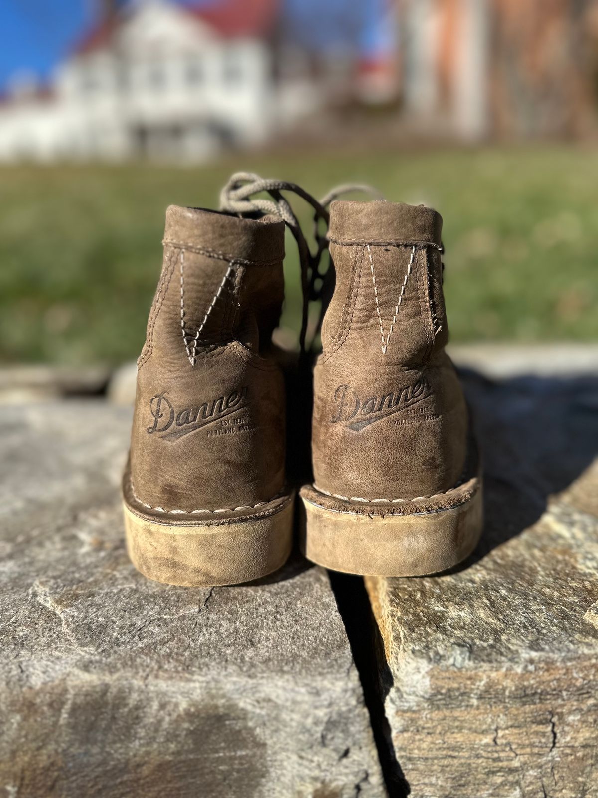 Photo by swampdonkey on February 5, 2024 of the Danner Bull Run Lux in Vintage sterling.