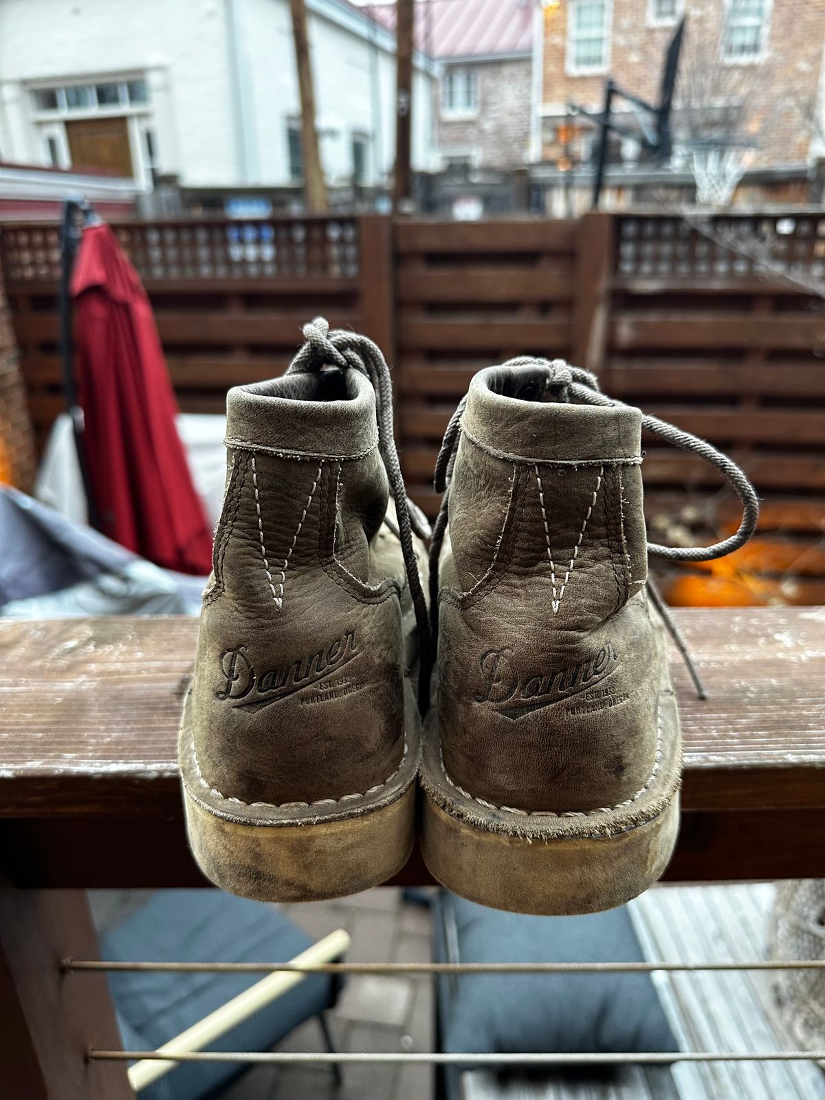 Photo by swampdonkey on March 5, 2024 of the Danner Bull Run Lux in Vintage sterling.