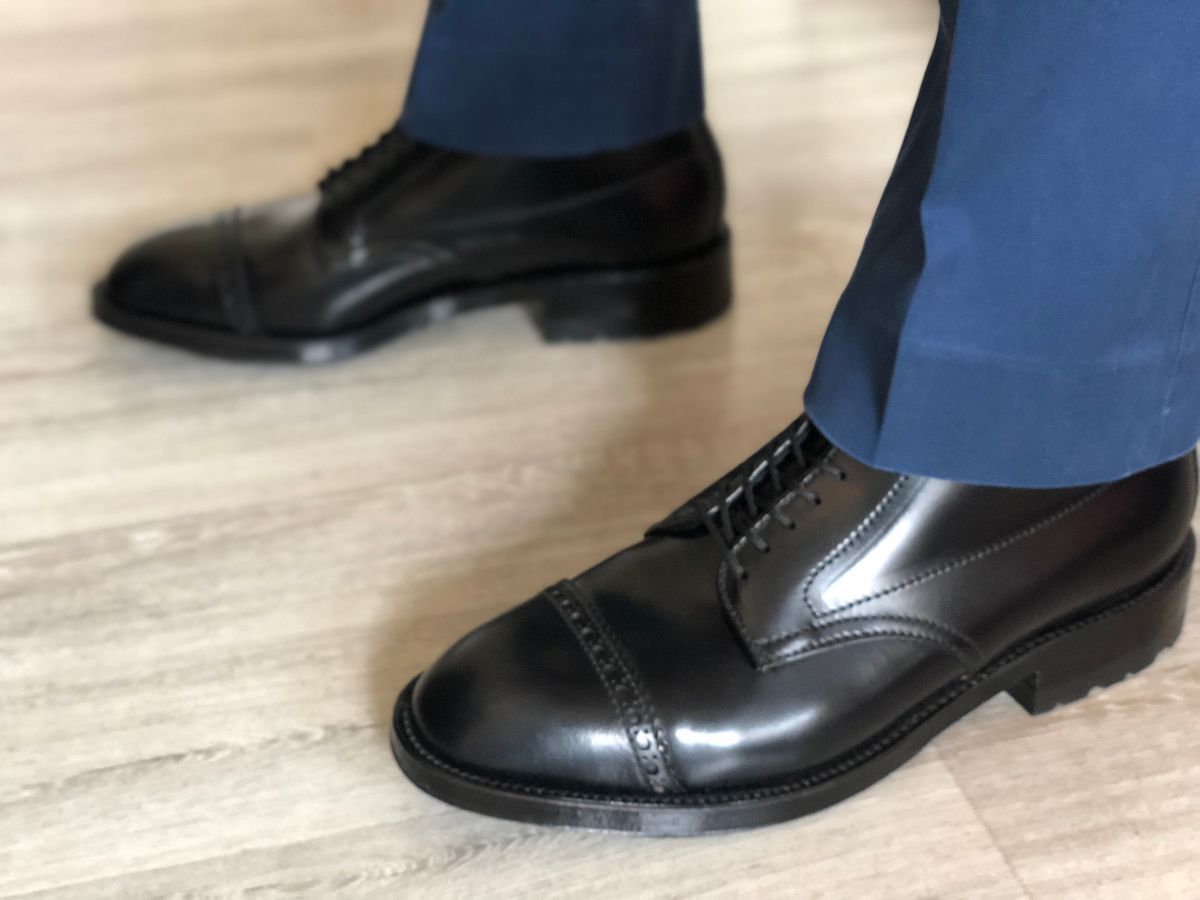 Photo by bo_r on July 18, 2018 of the Alden Jumper Boot in Horween Black Shell Cordovan.