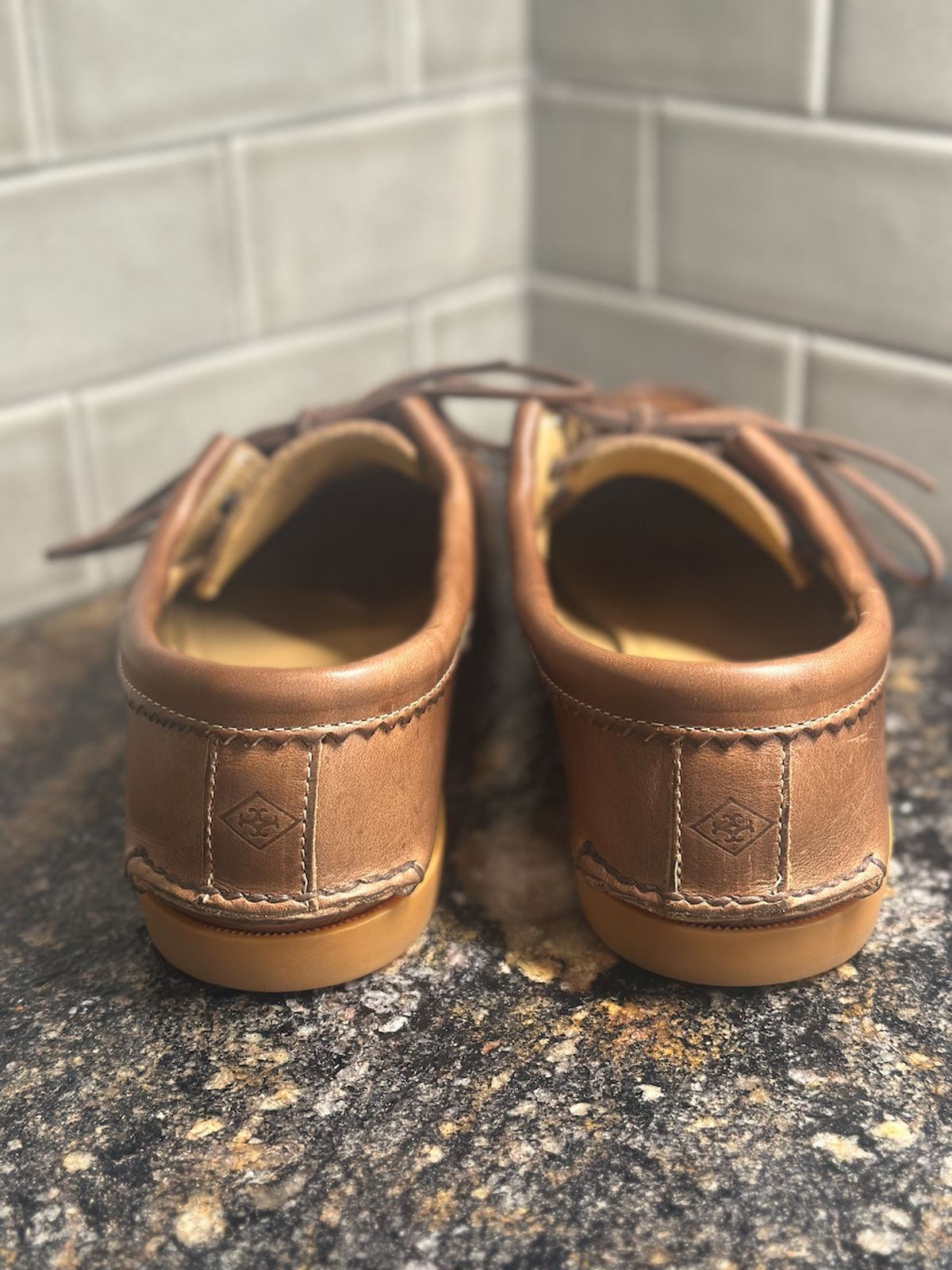 Photo by cows_electronico on January 6, 2025 of the Quoddy Blucher in Horween Natural Chromexcel.