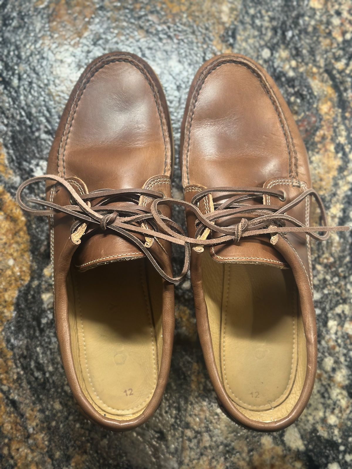 Photo by cows_electronico on January 6, 2025 of the Quoddy Blucher in Horween Natural Chromexcel.