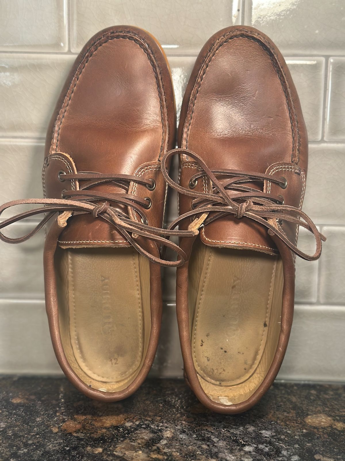 Photo by cows_electronico on March 2, 2025 of the Quoddy Blucher in Horween Natural Chromexcel.