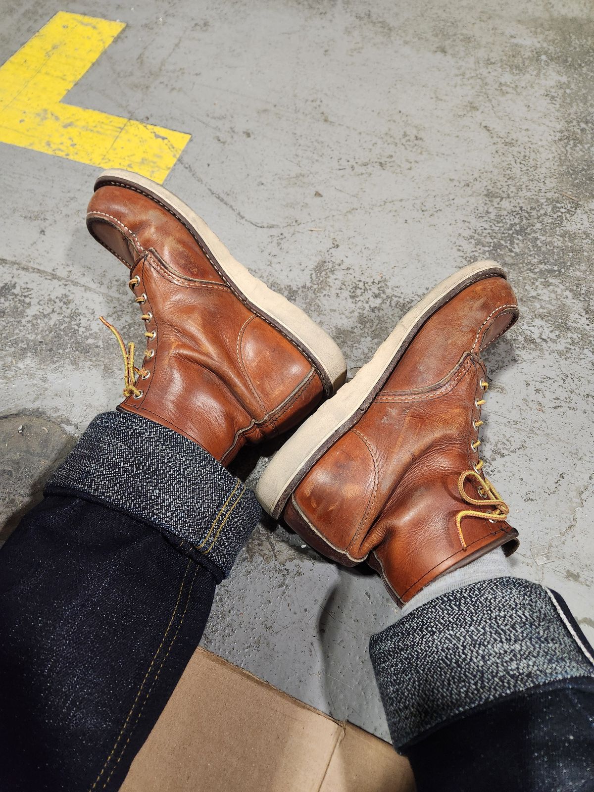 Photo by som1 on January 15, 2024 of the Red Wing 6-Inch Classic Moc in S.B. Foot Oro Legacy.