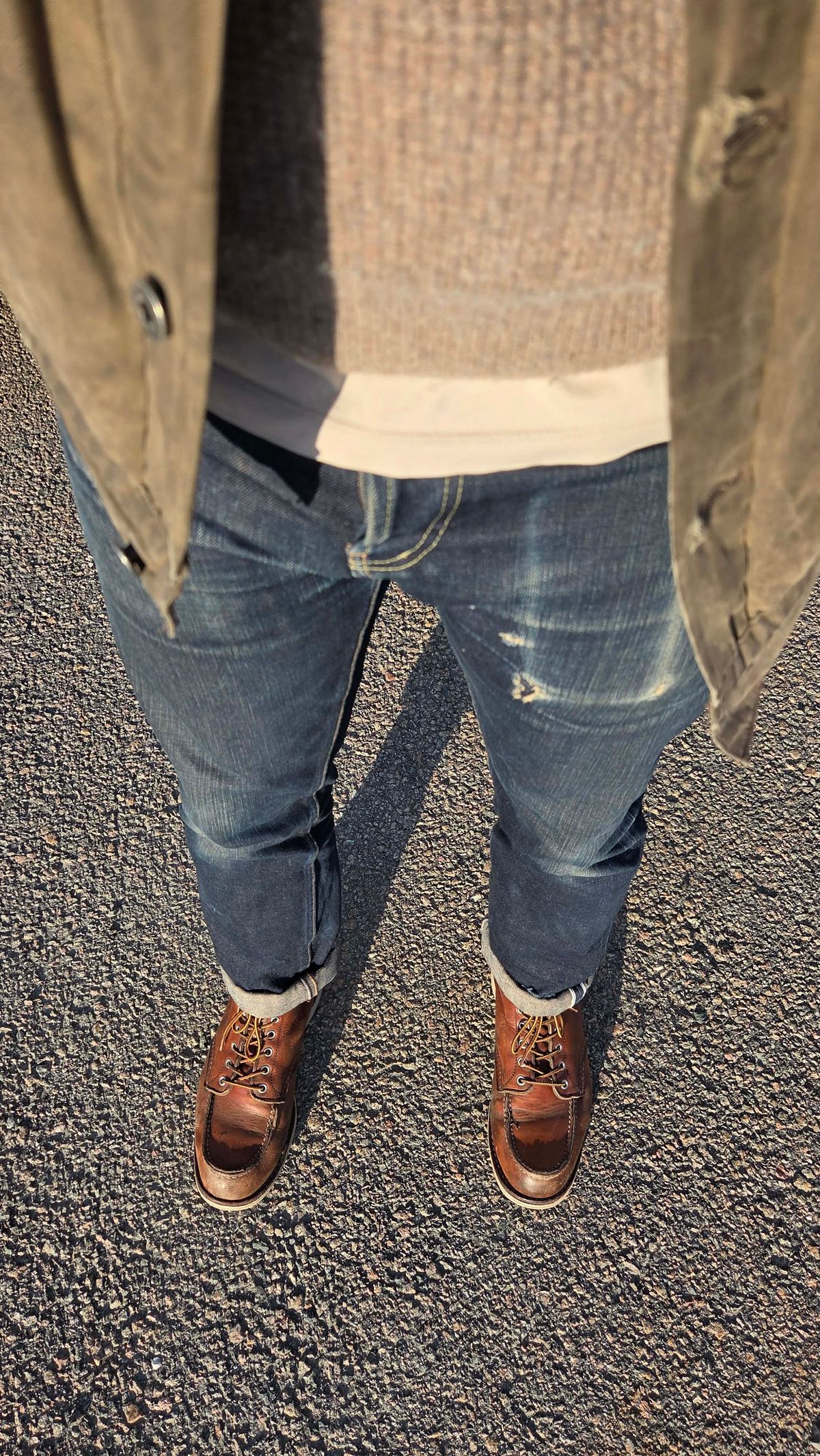 Photo by som1 on April 8, 2026 of the Red Wing 6-Inch Classic Moc in S.B. Foot Oro Legacy.