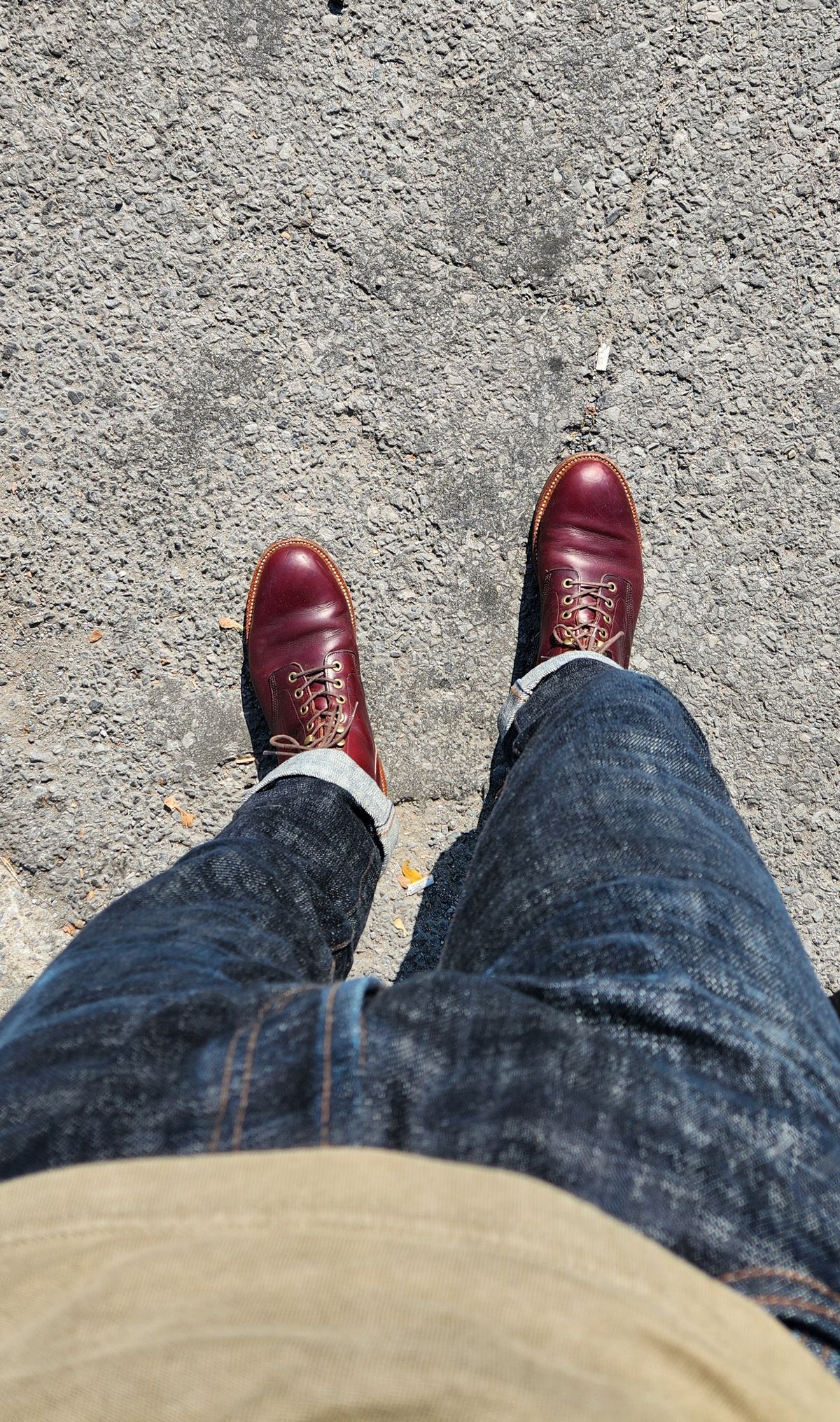 Photo by som1 on September 20, 2024 of the Grant Stone Diesel Boot in Horween Color 8 Chromexcel.