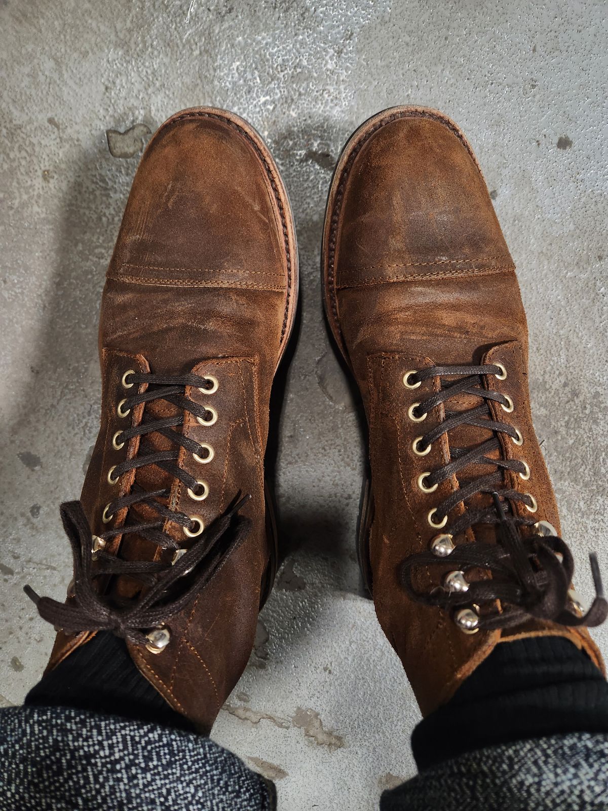 Photo by som1 on January 30, 2024 of the Parkhurst The Richmond in Rust Waxy.