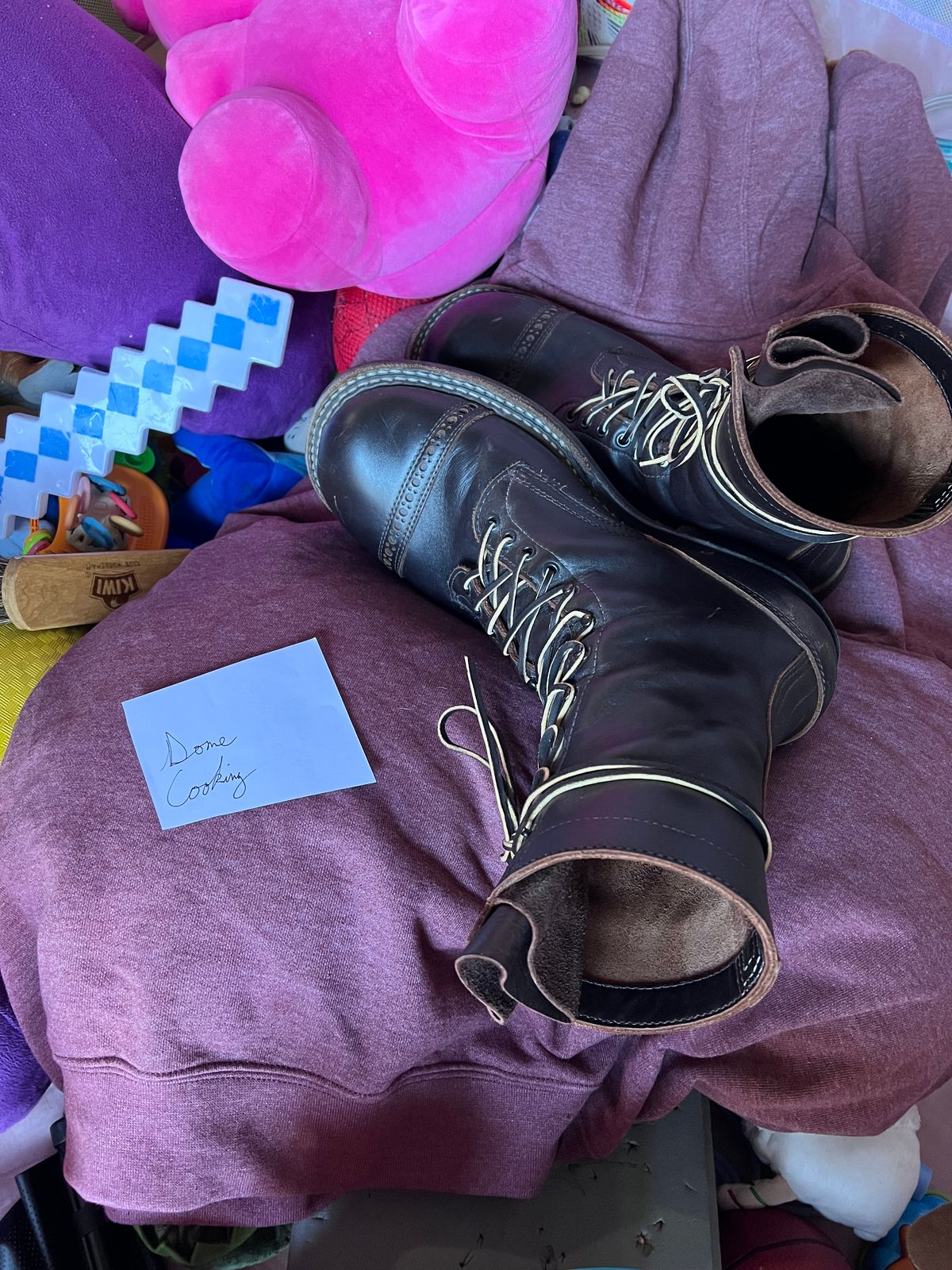 Photo by Val on November 3, 2025 of the White's Smokejumper in Seidel Brown Dress.