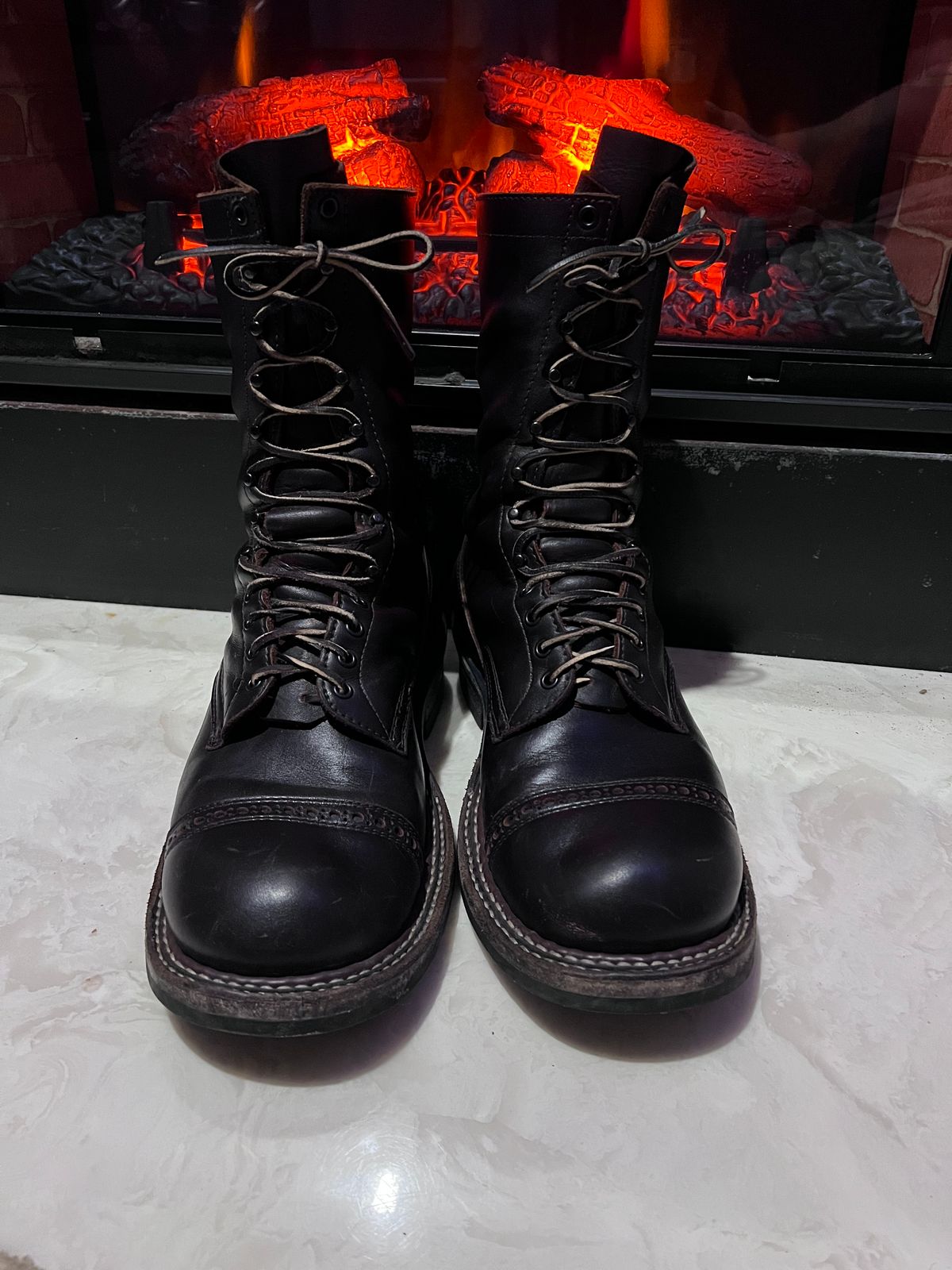 Photo by Val on February 6, 2026 of the White's Smokejumper in Seidel Brown Dress.