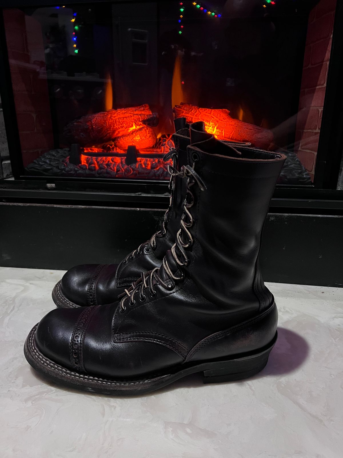 Photo by Val on February 6, 2026 of the White's Smokejumper in Seidel Brown Dress.