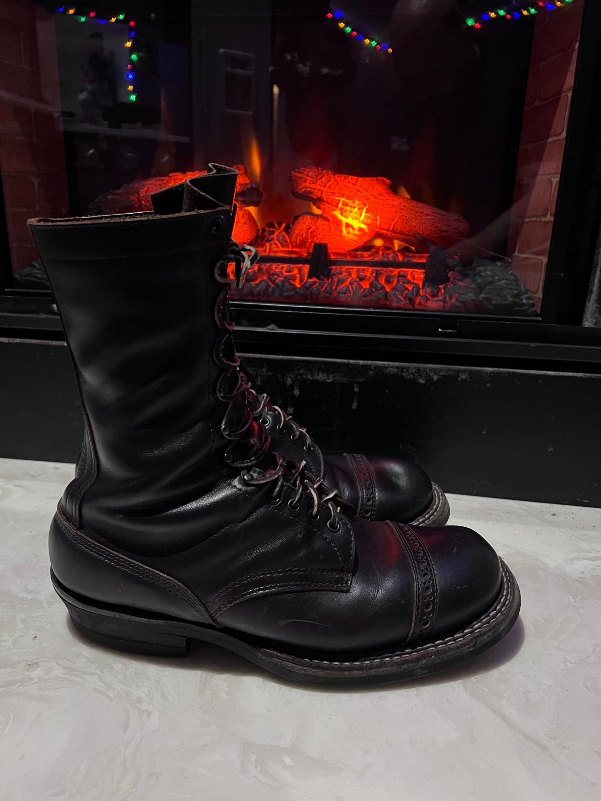 Photo by Val on February 6, 2026 of the White's Smokejumper in Seidel Brown Dress.