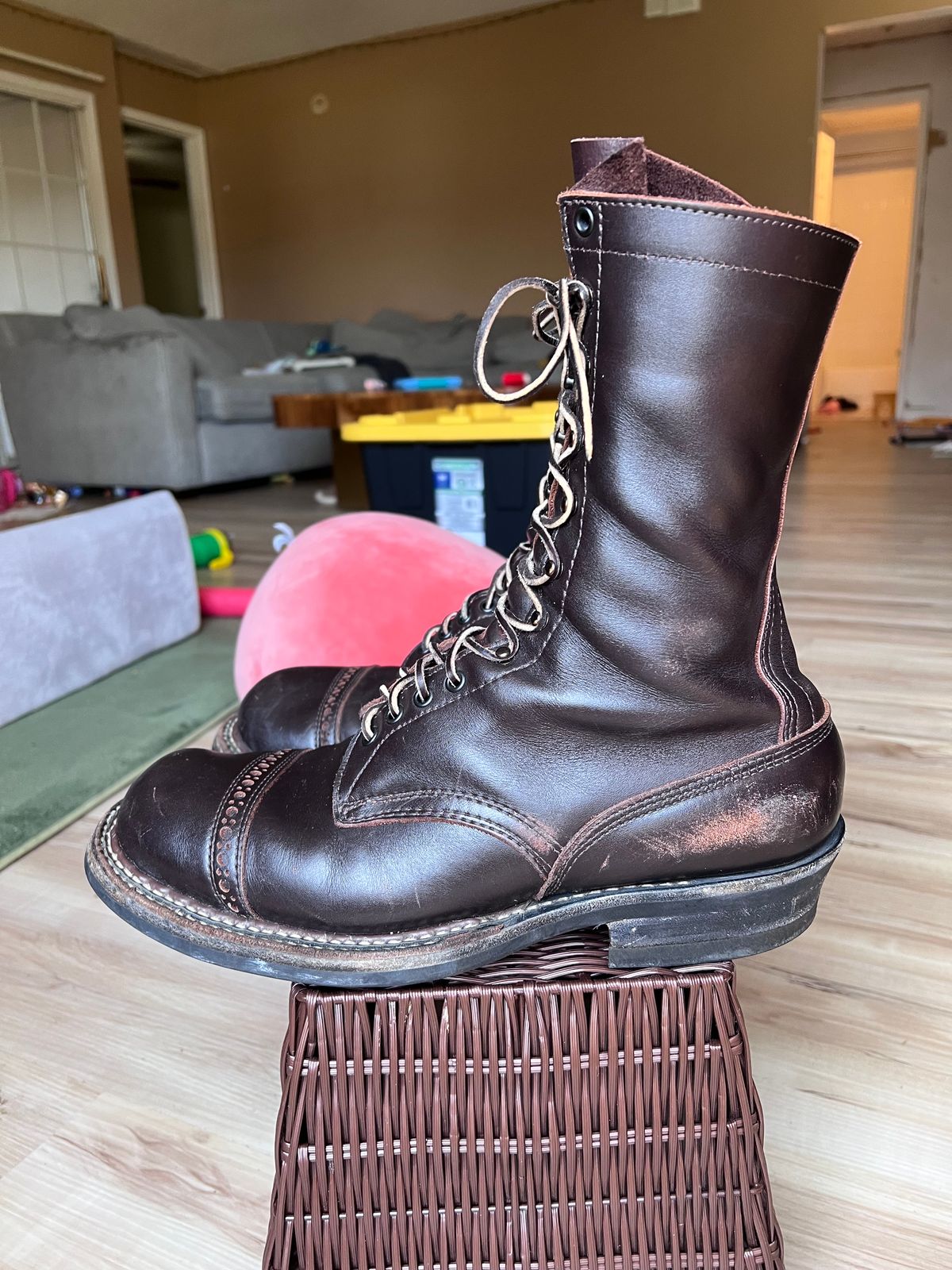 Photo by Val on March 4, 2026 of the White's Smokejumper in Seidel Brown Dress.