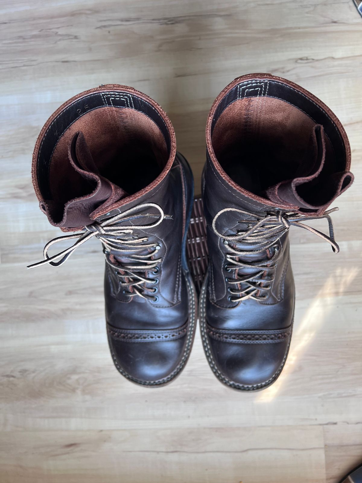 Photo by Val on March 4, 2026 of the White's Smokejumper in Seidel Brown Dress.