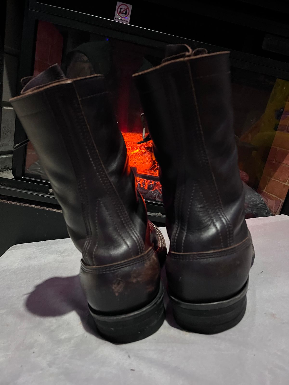 Photo by Val on April 8, 2026 of the White's Smokejumper in Seidel Brown Dress.