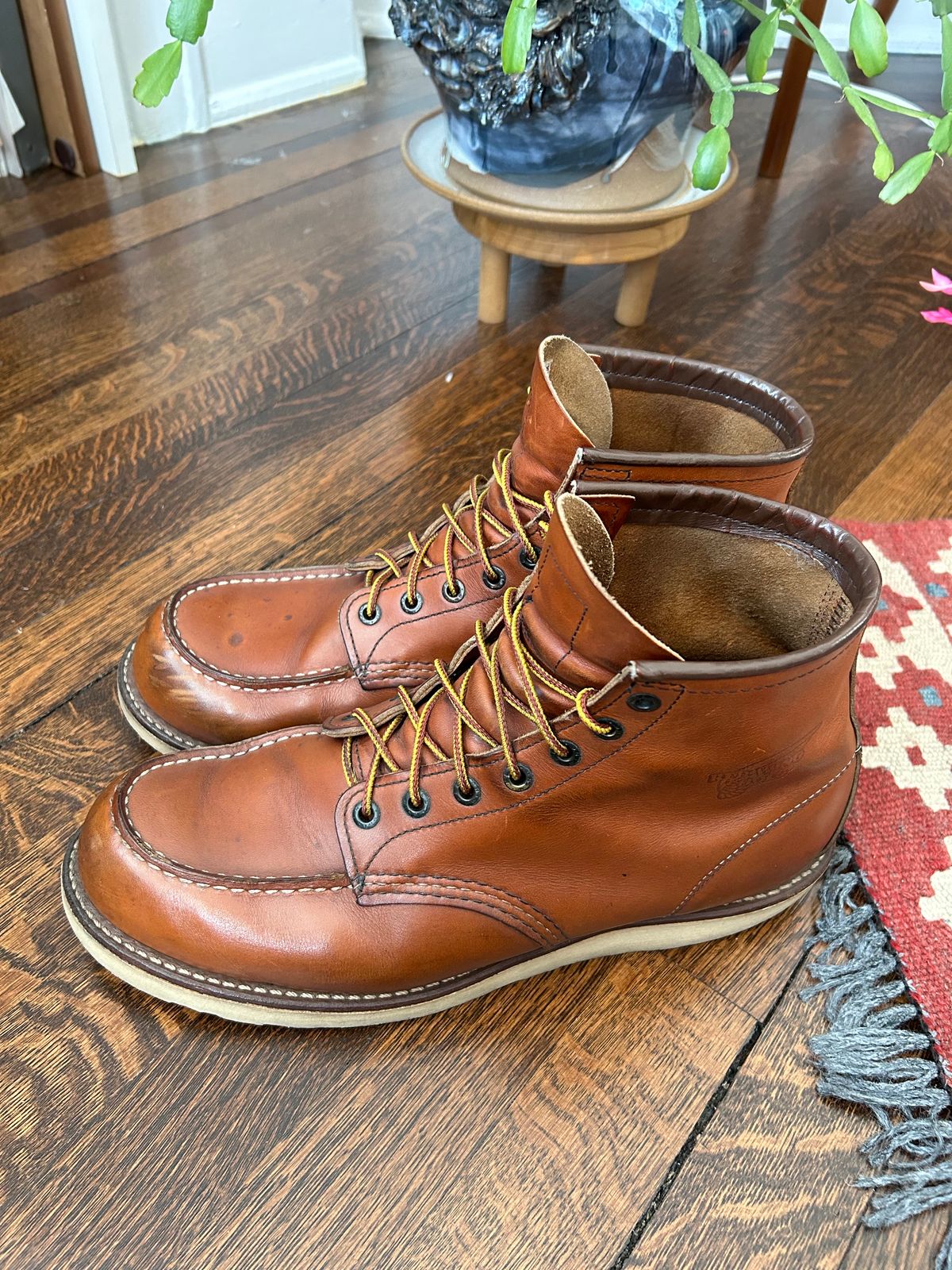 Photo by solly on January 8, 2024 of the Red Wing 6-Inch Classic Moc in S.B. Foot Oro-Iginal.