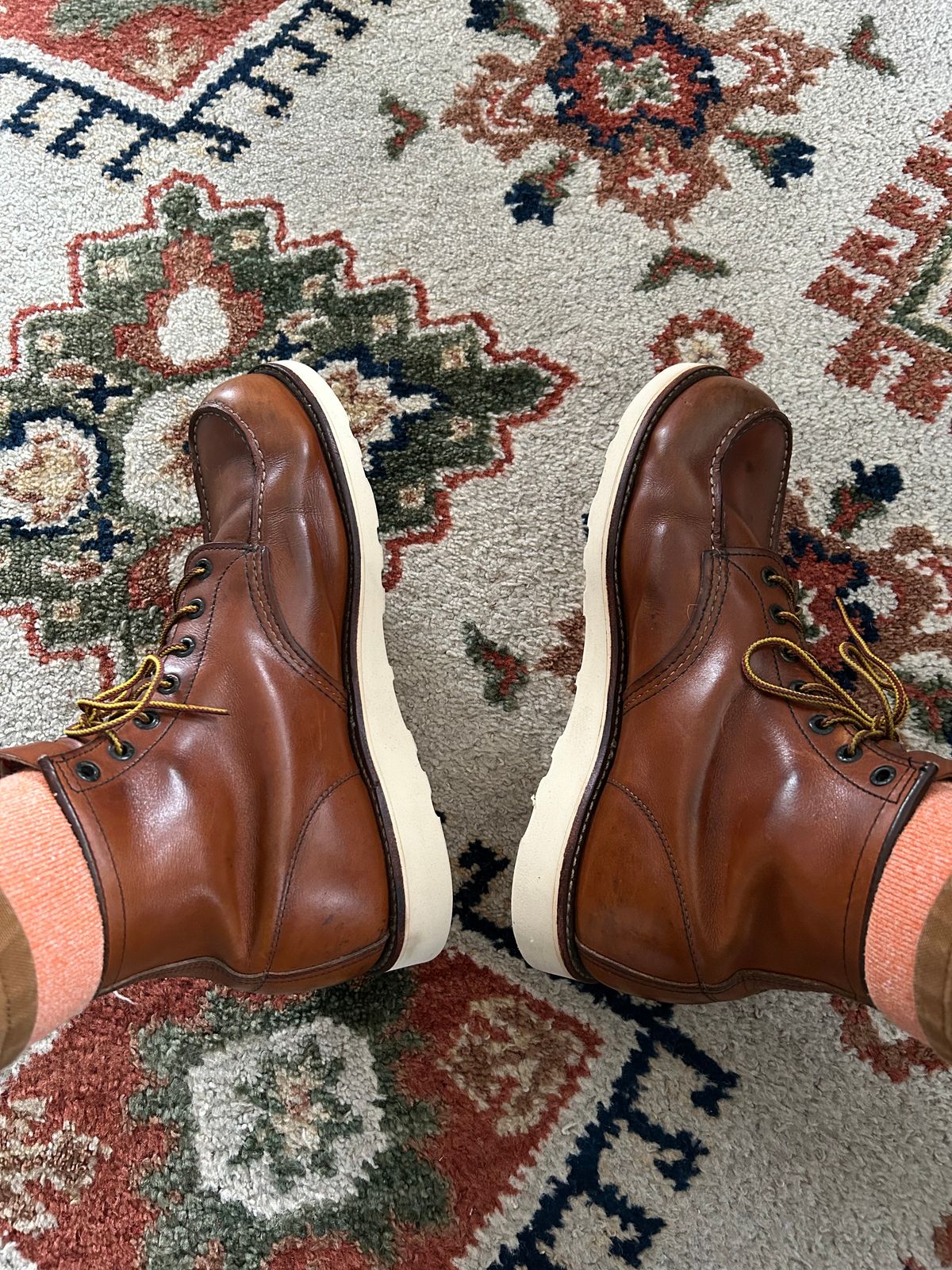 Photo by solly on October 3, 2024 of the Red Wing 6-Inch Classic Moc in S.B. Foot Oro-Iginal.