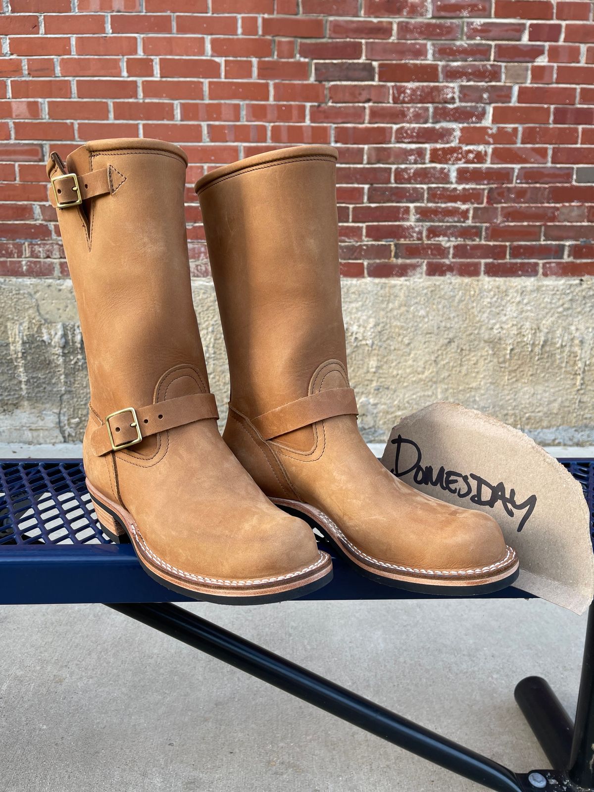 Photo by 32oz_denim on October 1, 2024 of the Nicks StationMaster in Seidel 1964 Tan.