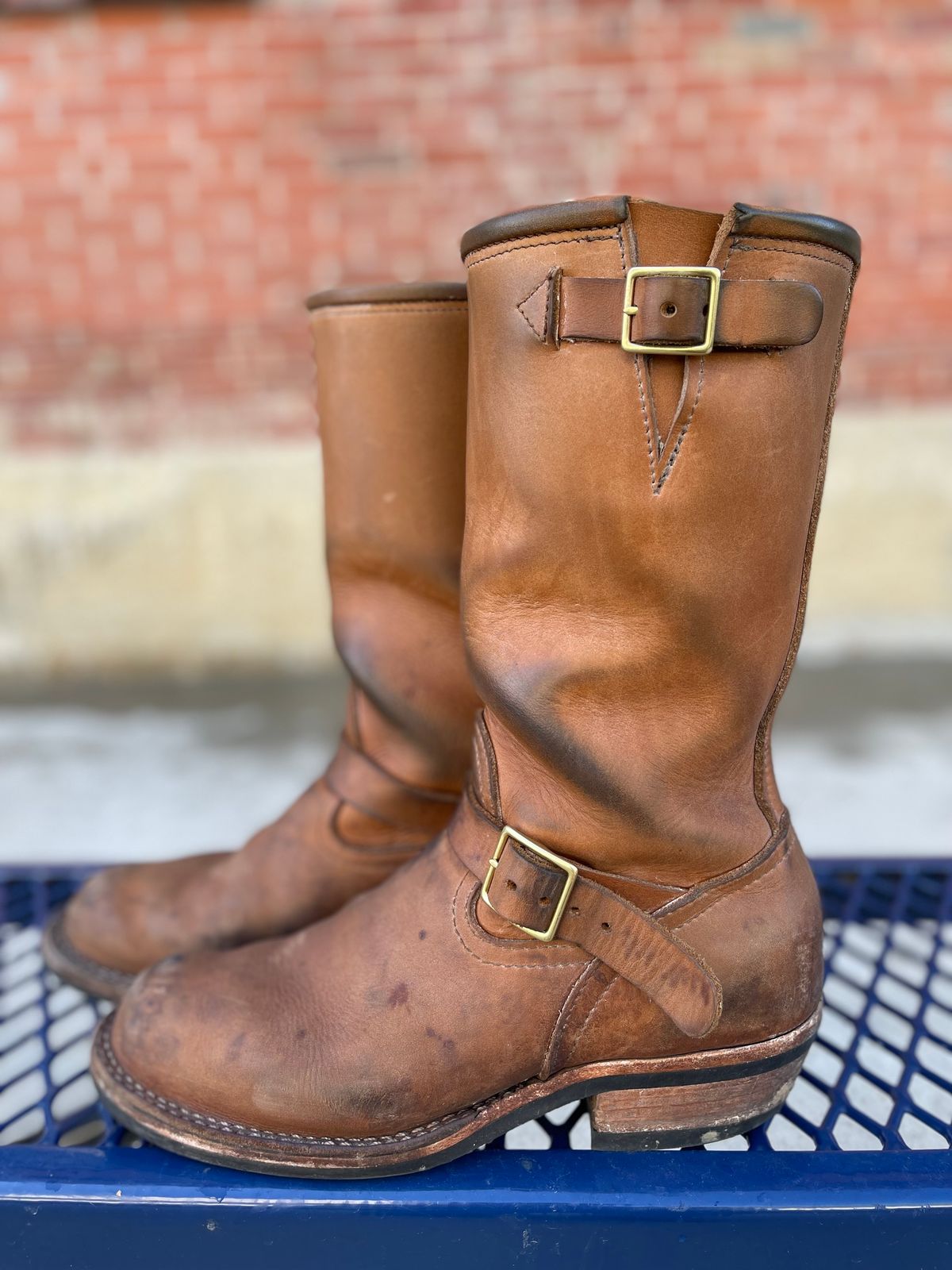 Photo by 32oz_denim on December 4, 2024 of the Nicks StationMaster in Seidel 1964 Tan.