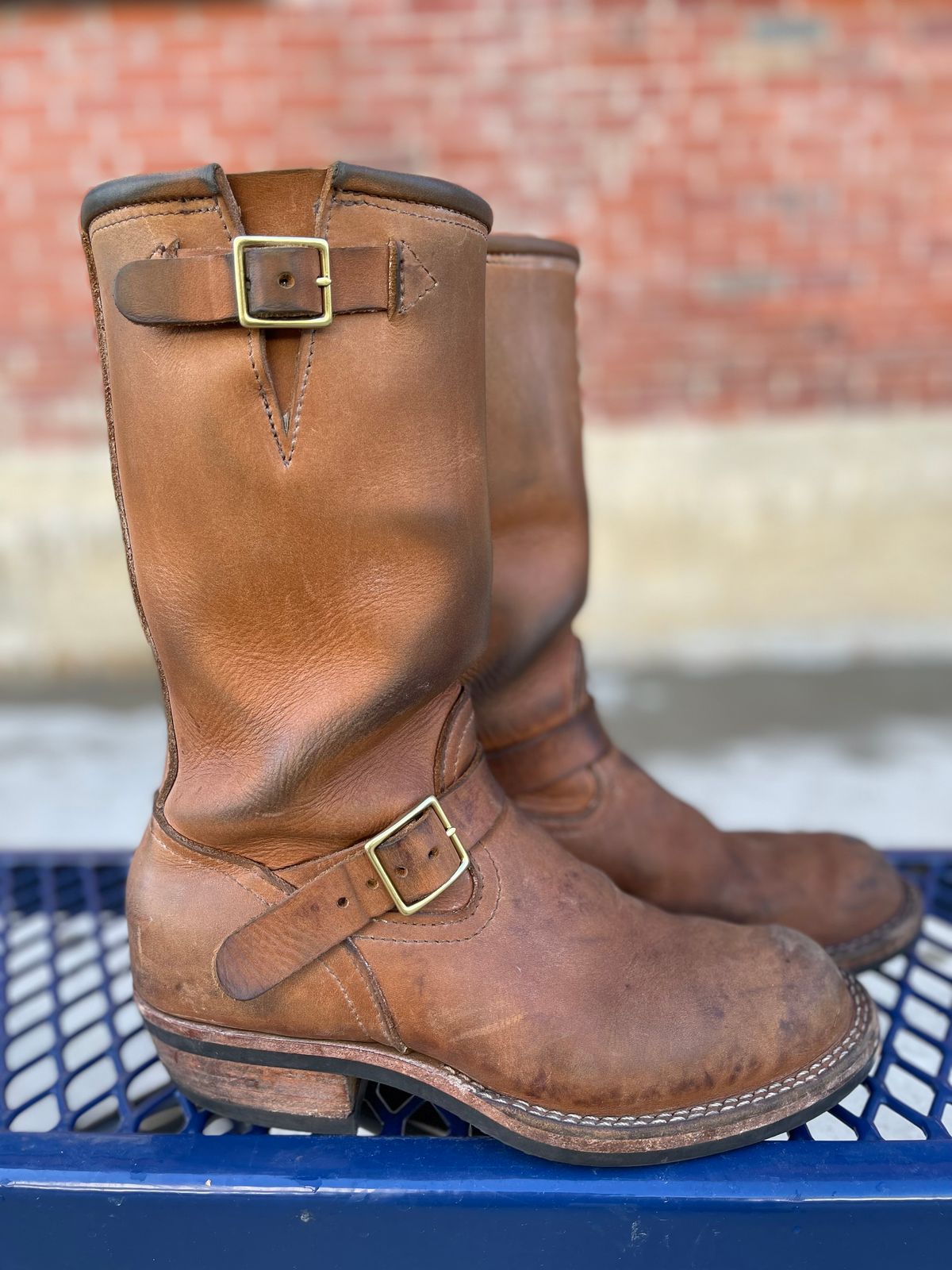 Photo by 32oz_denim on December 4, 2024 of the Nicks StationMaster in Seidel 1964 Tan.