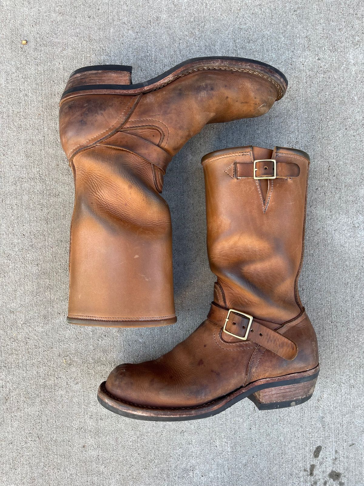 Photo by 32oz_denim on December 4, 2024 of the Nicks StationMaster in Seidel 1964 Tan.