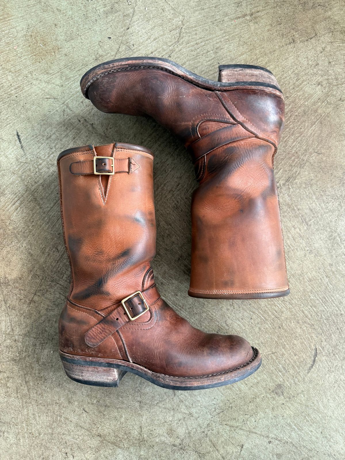 Photo by 32oz_denim on February 4, 2025 of the Nicks StationMaster in Seidel 1964 Tan.