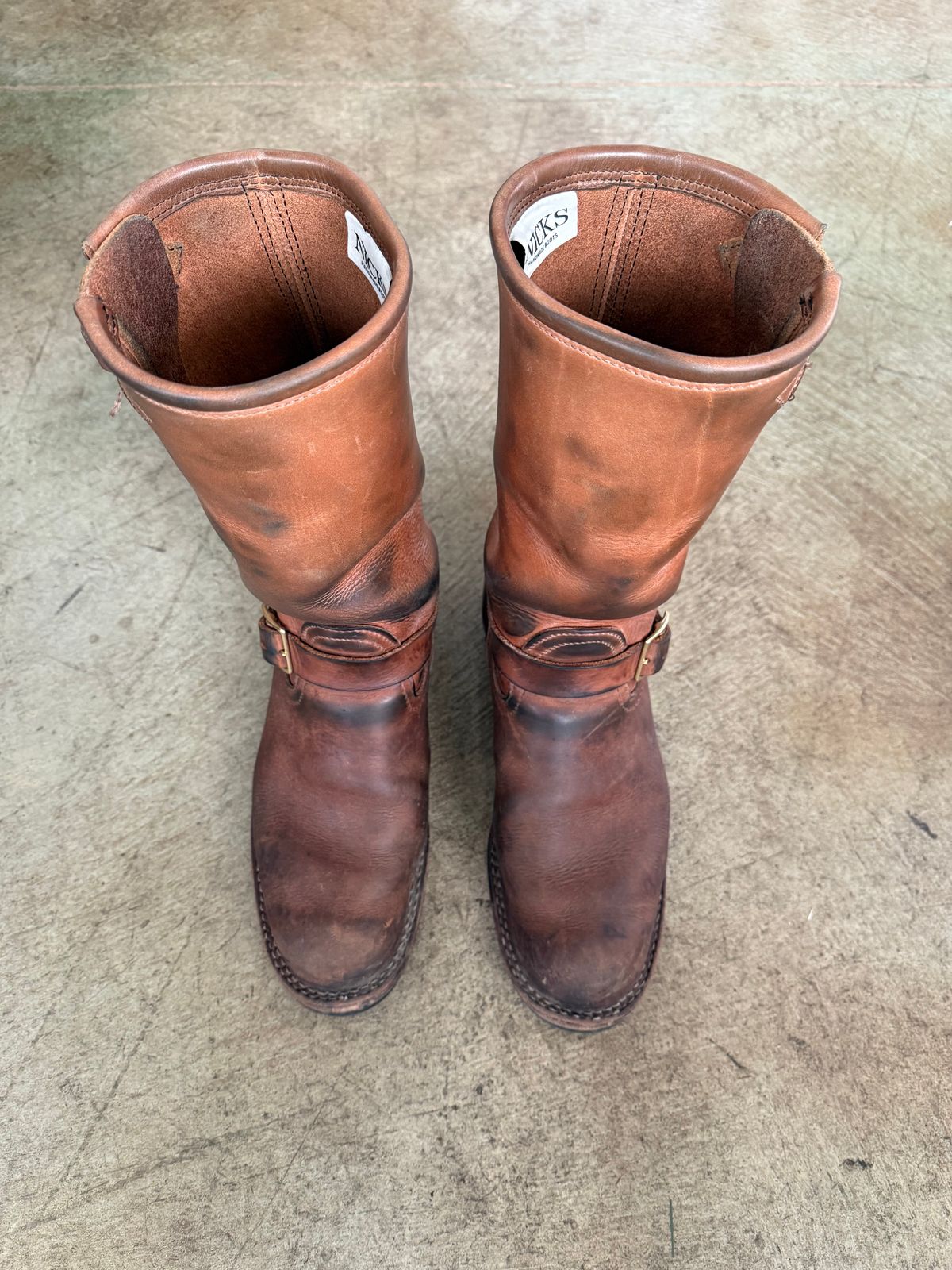 Photo by 32oz_denim on February 4, 2025 of the Nicks StationMaster in Seidel 1964 Tan.