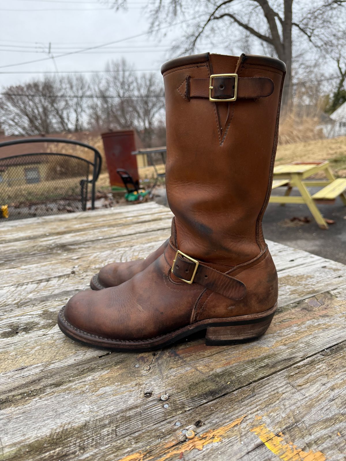 Photo by 32oz_denim on March 5, 2025 of the Nicks StationMaster in Seidel 1964 Tan.