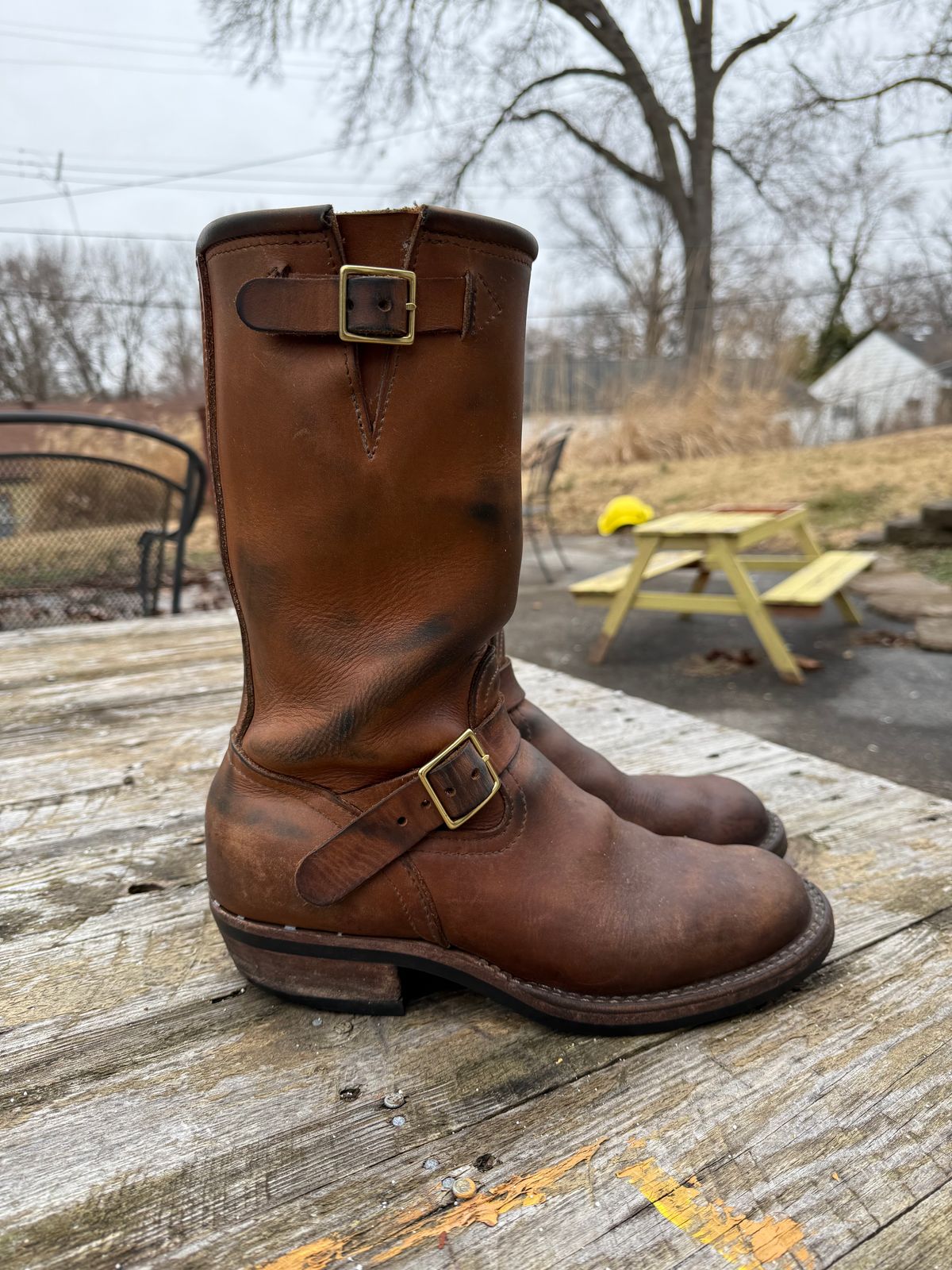 Photo by 32oz_denim on March 5, 2025 of the Nicks StationMaster in Seidel 1964 Tan.