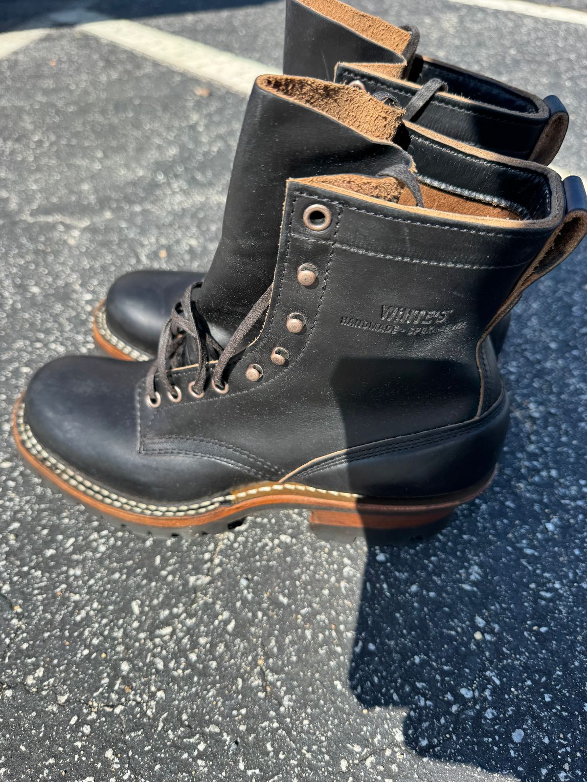 Photo by Shannmoody on July 14, 2025 of the White's C355 Logger in Seidel Black Double Shot.