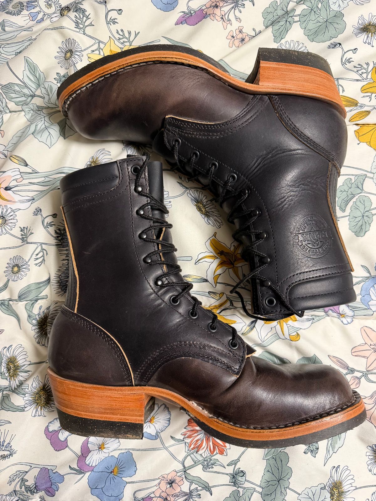 Photo by Shannmoody on February 18, 2026 of the Frank's Boots Type 2 Highlander in Cypress Black Teacore.