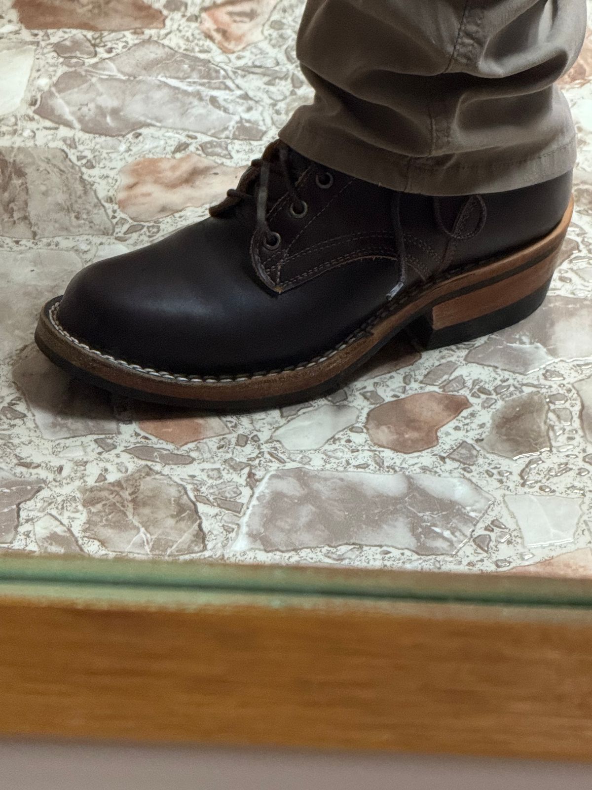 Photo by Shannmoody on July 20, 2025 of the Frank's Boots Wilshire in Seidel Brown Domain.