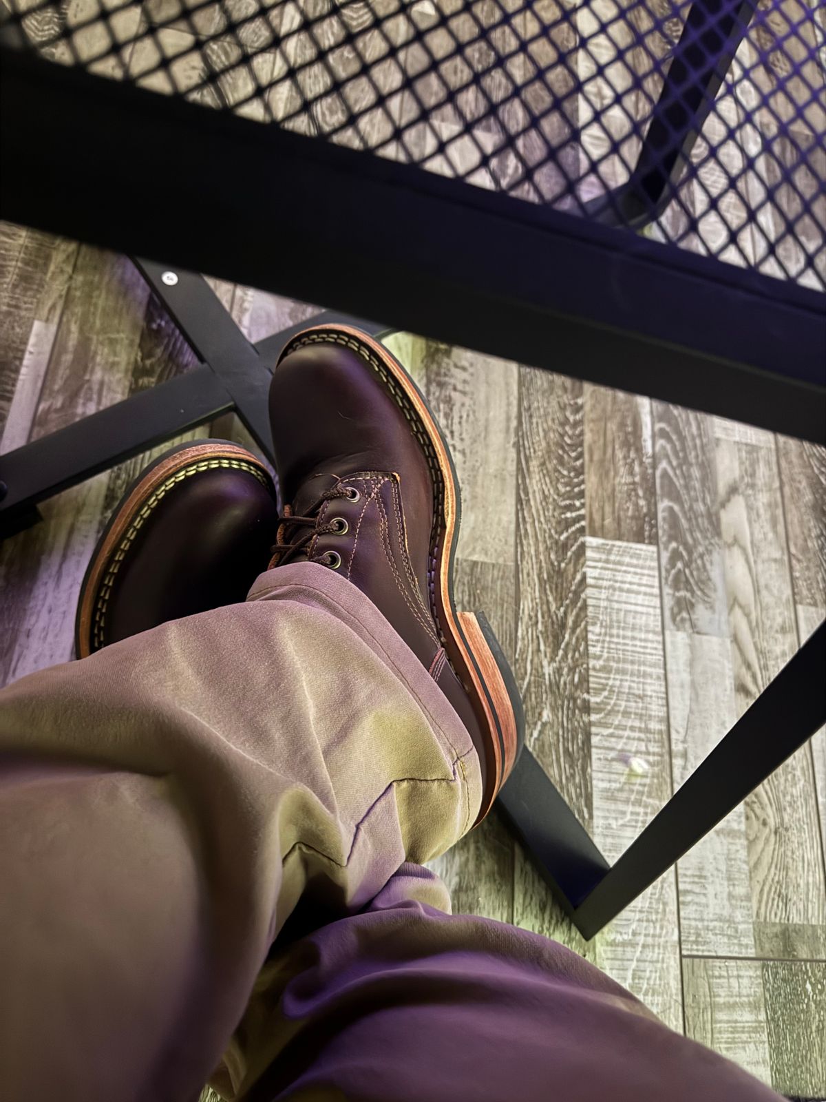 Photo by Shannmoody on June 29, 2025 of the Frank's Boots Wilshire in Seidel Brown Domain.