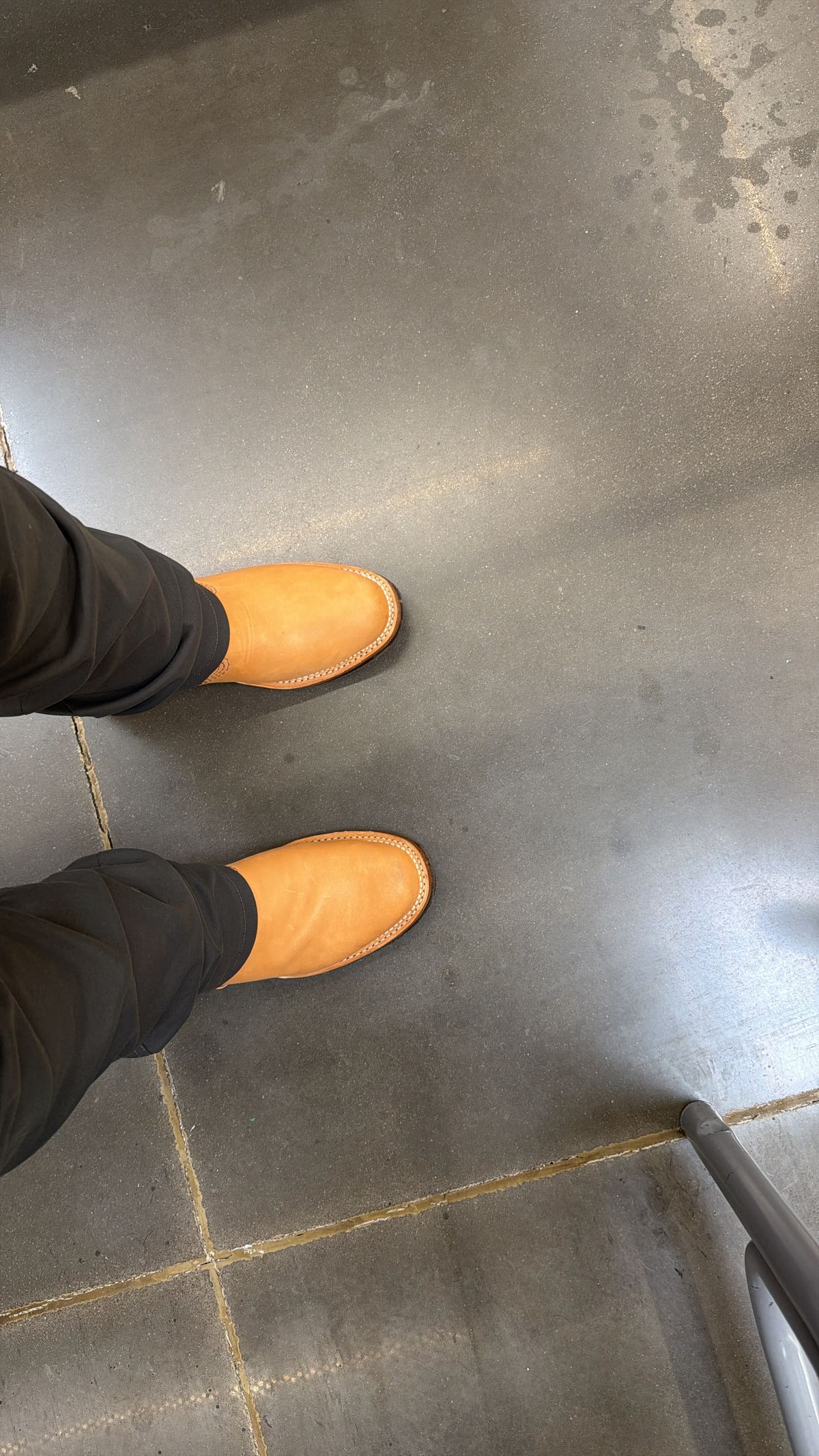 Photo by Shannmoody on February 24, 2026 of the Wesco Mister Lou in Maryam Italian Vachetta Natural Horsebutt.