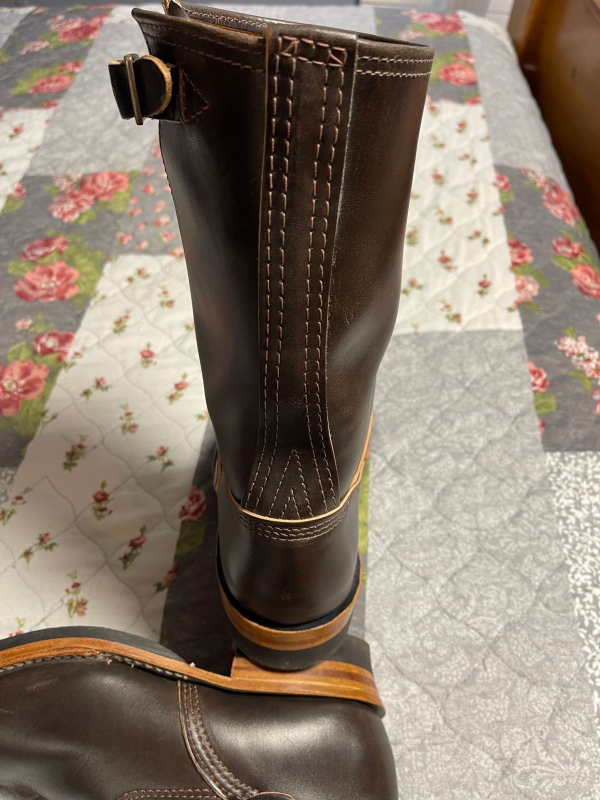 Photo by Shannmoody on August 24, 2022 of the Wesco Mister Lou in Maryam T. Moro Horsebutt.