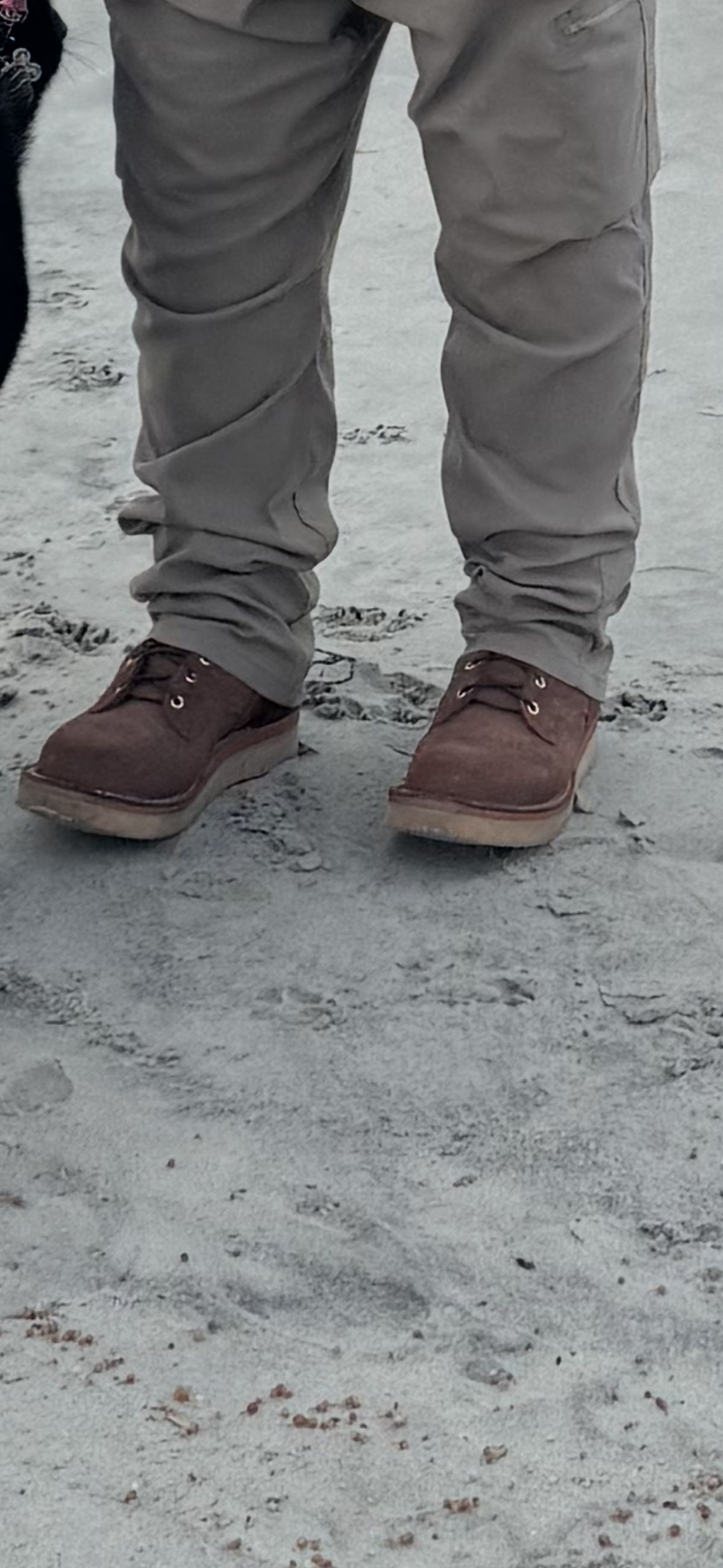 Photo by Shannmoody on July 7, 2025 of the Frank's Boots Rainier in Seidel Chocolate Oil Tan Roughout.