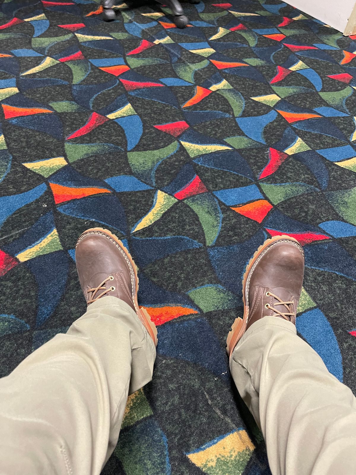 Photo by Shannmoody on March 22, 2022 of the Frank's Boots Type 1 Commander in Horween Walnut Cypress.