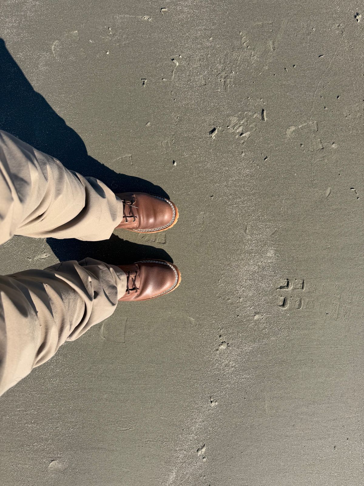 Photo by Shannmoody on February 13, 2026 of the Frank's Boots Type 2 Highlander in Horween Natural Waxed Flesh.