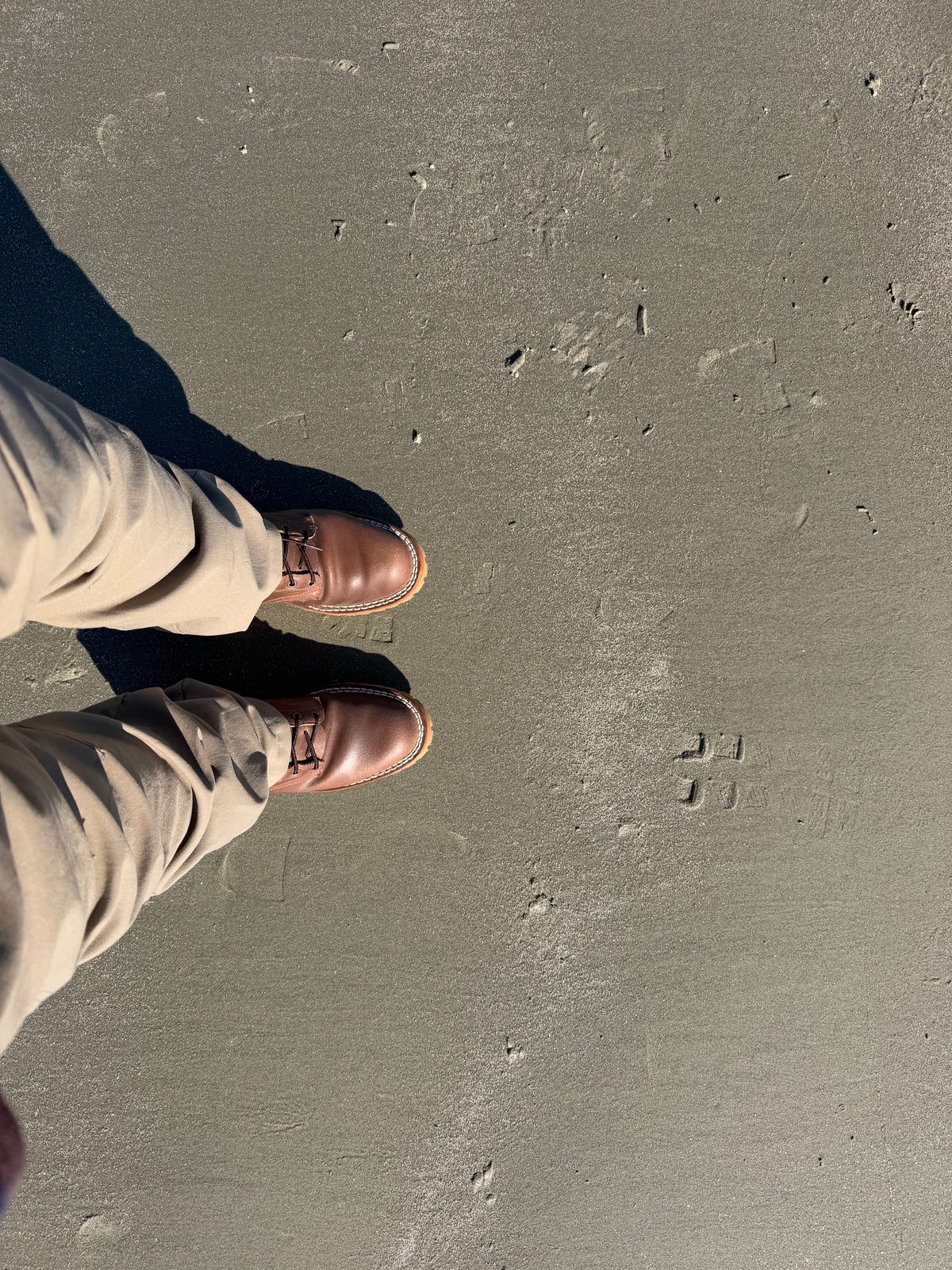 Photo by Shannmoody on February 13, 2026 of the Frank's Boots Type 2 Highlander in Horween Natural Waxed Flesh.