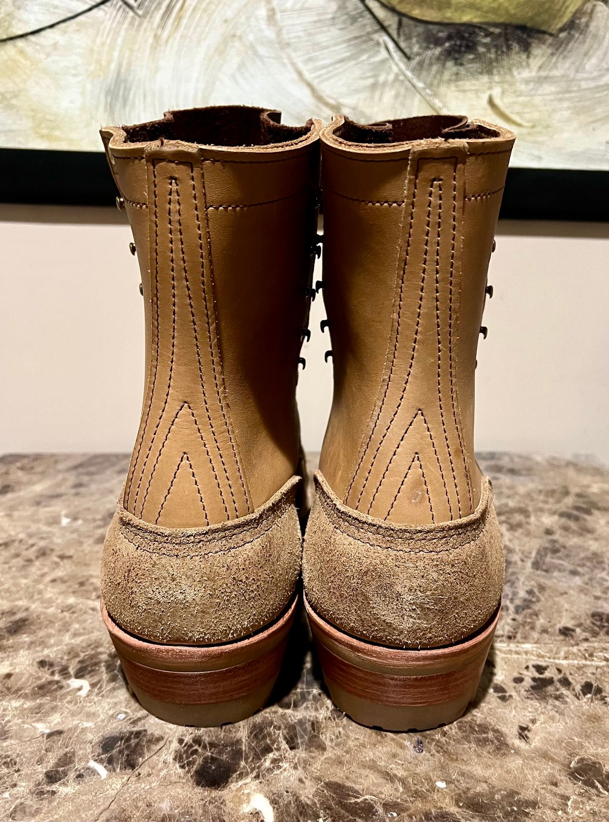 Photo by SpydercoMariner on November 2, 2023 of the Nicks BuilderPro in Seidel 1964 Tan.