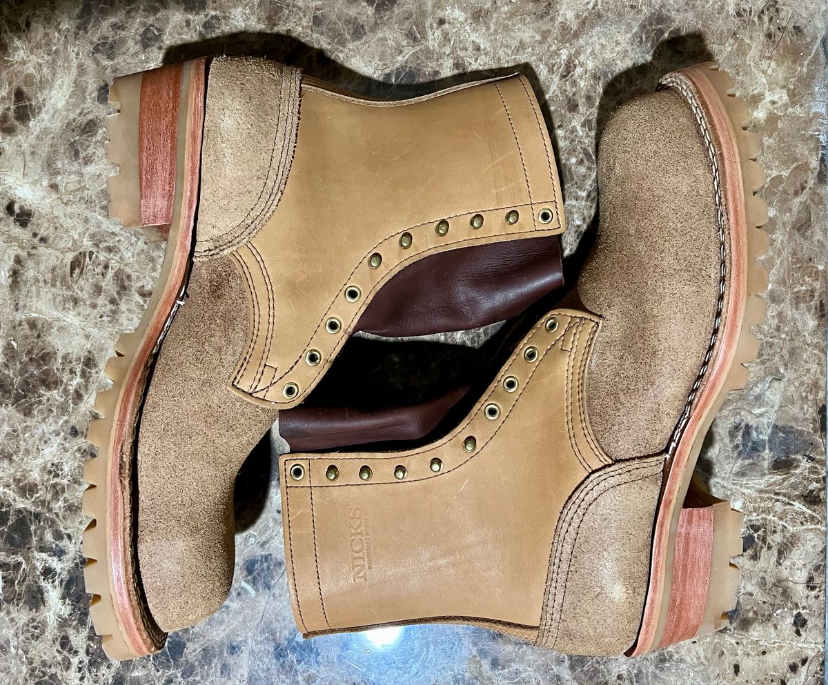 Photo by SpydercoMariner on November 2, 2023 of the Nicks BuilderPro in Seidel 1964 Tan.