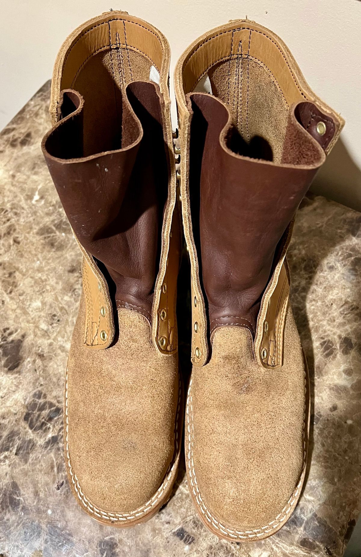 Photo by SpydercoMariner on November 2, 2023 of the Nicks BuilderPro in Seidel 1964 Tan.