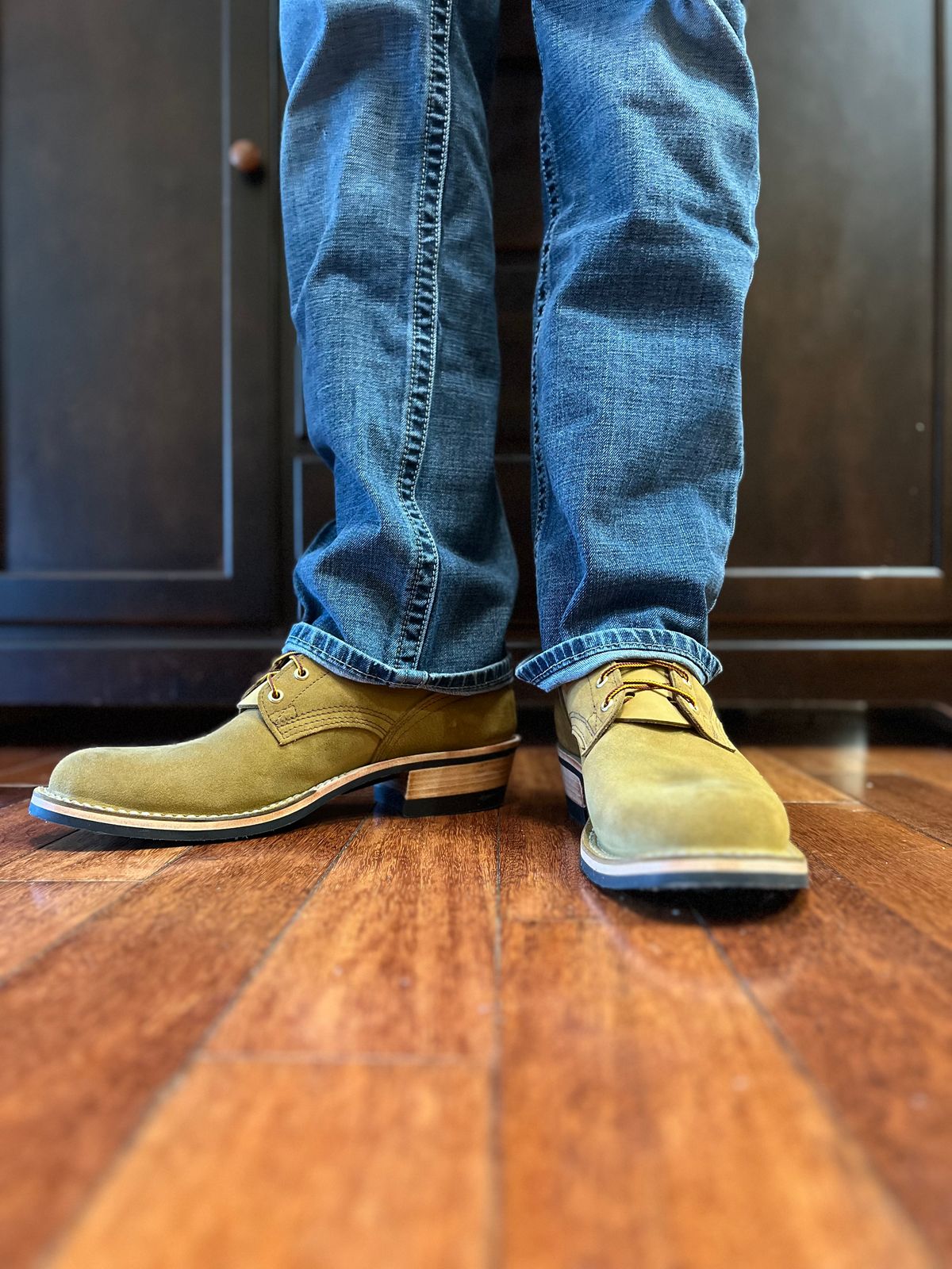 Photo by SpydercoMariner on February 28, 2026 of the Nicks Robert in Seidel Weathershield Coyote Roughout.