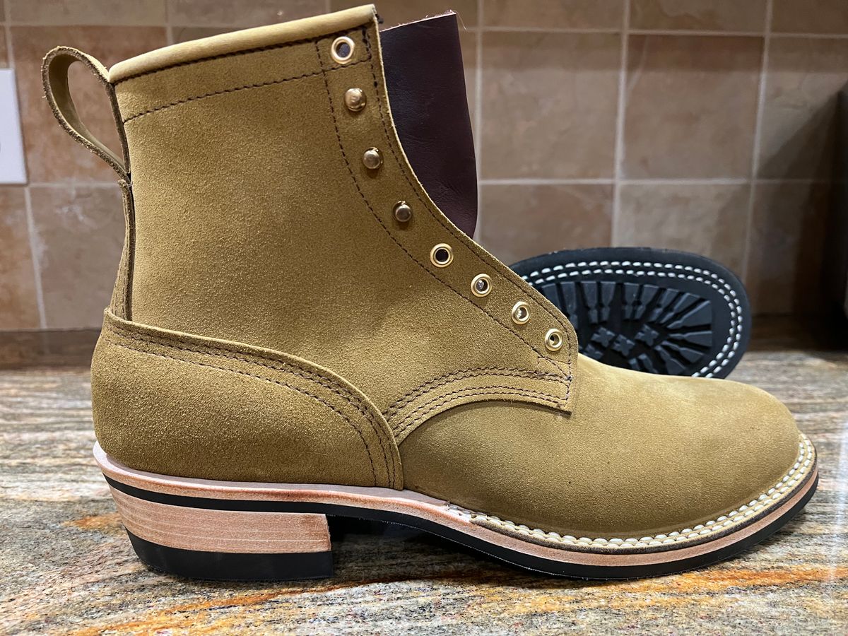 Photo by SpydercoMariner on February 28, 2026 of the Nicks Robert in Seidel Weathershield Coyote Roughout.