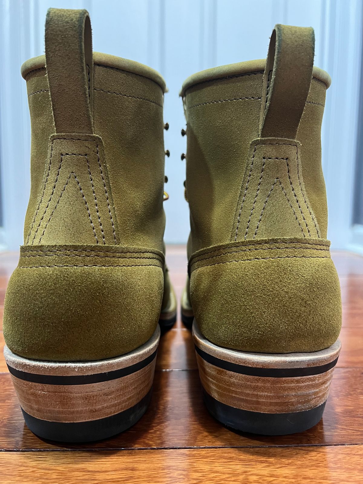 Photo by SpydercoMariner on March 29, 2026 of the Nicks Robert in Seidel Weathershield Coyote Roughout.