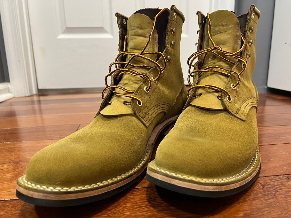 Photo by SpydercoMariner on March 29, 2026 of the Nicks Robert in Seidel Weathershield Coyote Roughout.