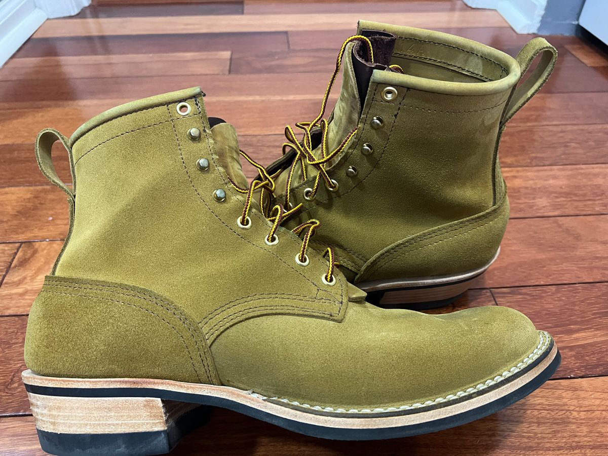 Photo by SpydercoMariner on March 29, 2026 of the Nicks Robert in Seidel Weathershield Coyote Roughout.